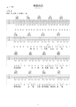 吉他谱《做我自己》- 全曲入门版伴奏曲谱 - 国语版 - 拍子4/4拍 - 选调Ab调 - A-Lin六线谱_微谱库