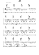 吉他谱《逆战》- 全曲入门版伴奏曲谱 - 国语版 - 拍子4/4拍 - 选调G调 - 张杰六线谱_微谱库